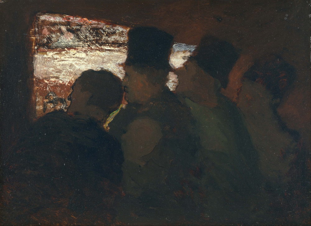 Honoré Daumier - Theater Audience  - 杜米埃.tif
